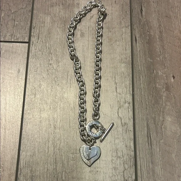 Tiffany & Co. Sterling Silver Heart Chain Necklace - Picture 5 of 7